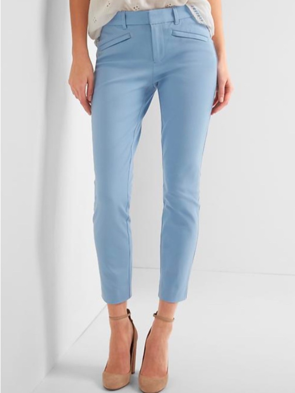 GAP Stretch Ankle Pants | Powder Blue | Size 10R | Spring & Summer Essential
